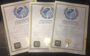 multiple certificates - Certificates, Trophies and Medals