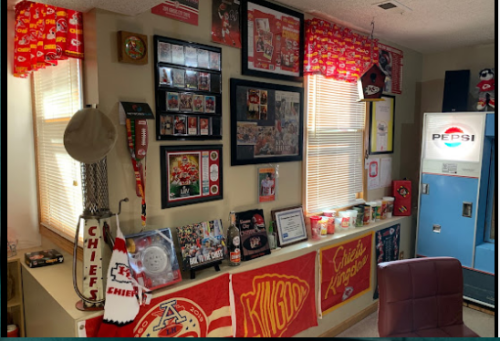World's largest collection of Kansas City Chiefs related memorabilia.